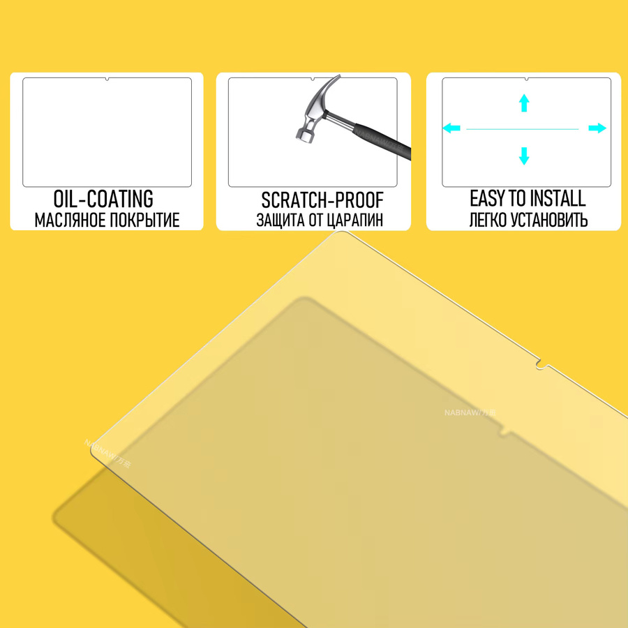 Teclast T70 Displayschutzfolie aus gehärtetem Glas, 2er-Pack, transparent - Bild 2