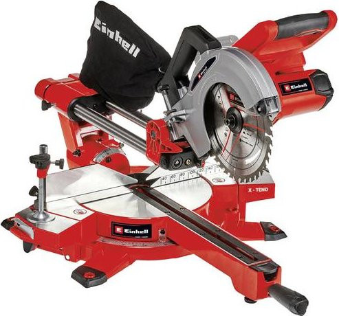 Einhell Power X-Change TE-SM 36/210 Li Solo Akku-Zug-Kapp- und Gehrungssäge in Rot mit 210 mm Sägeblatt Durchmesser - Bild 1