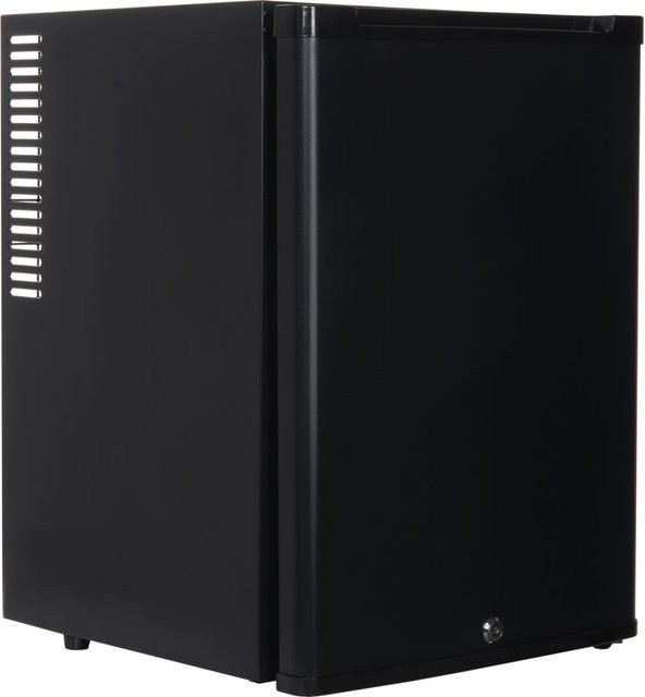 Corby Eton Minibar Schwarz mit LED-Innenbeleuchtung und abschließbarer Tür, thermoelektrisch, B/H/T: 40 x 56 x 42,5 cm - Bild 1