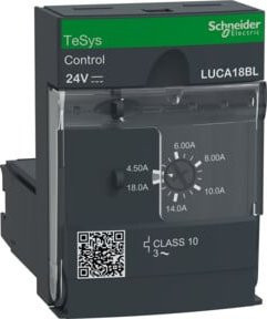 Schneider Electric Steuereinheit LUCA18BL in Schwarz, 4,5-18A, 24V DC - Bild 1