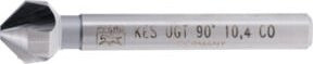 PFERD Kegel- und Entgratsenker HSSE-Co5 90 Grad Ø 10,4 mm Schaft-Ø 6 mm DIN 335 C Silber - Bild 1