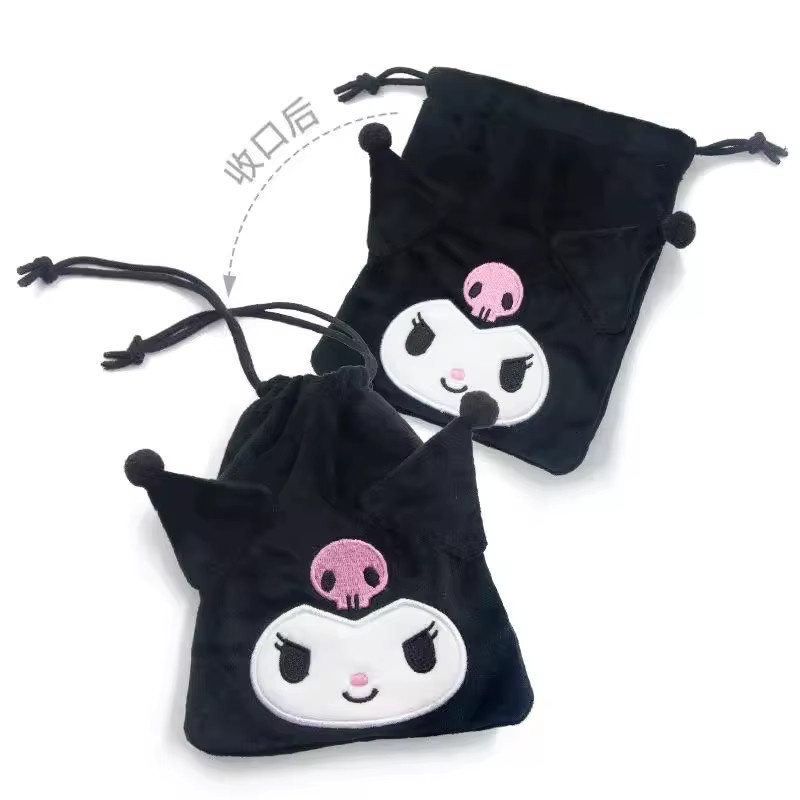 Sanrio Hello Kitty Kuromi Melody Marumofubiyori Plüsch Stofftier Tasche, Geldbörse - Bild 2