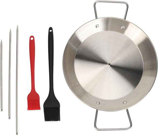 Multifunktionaler vertikaler Spießgrill aus Edelstahl von TOMTOP JMS in Weiß und Silber - Bild 1