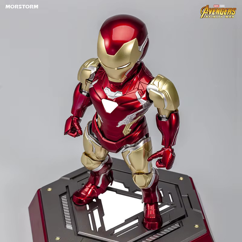 HEROCROSS Iron Man Actionfiguren Modell Mk85 Sd Q Version, Bausatz-Modell Statue - Bild 2
