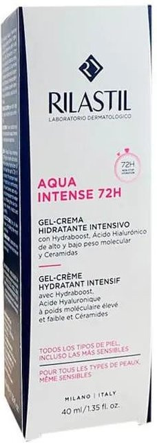 Rilastil Aqua Intense Gel Intensive Feuchtigkeitscreme mit Hyaluronsäure, 40 ml - Bild 1