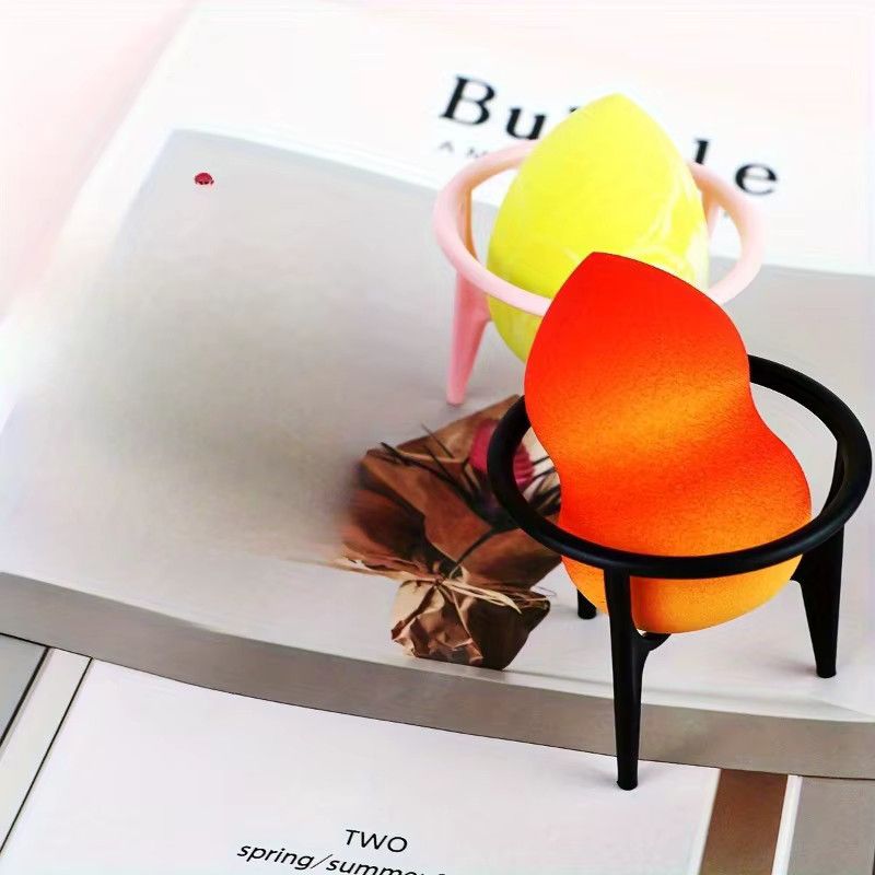 Baopinger 2er-Set Puff-Aufbewahrungsregal für Make-up-Schwämme und Beauty-Eier - Bild 2