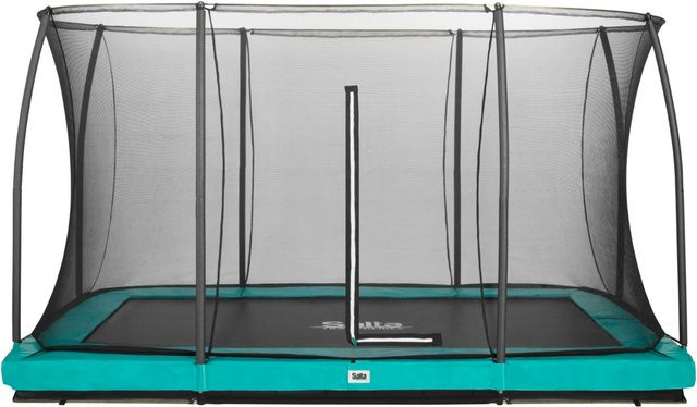 Salta Trampolin Comfort Edition Ground rechteckig Grün B/T: 366 x 244 cm - Bild 1