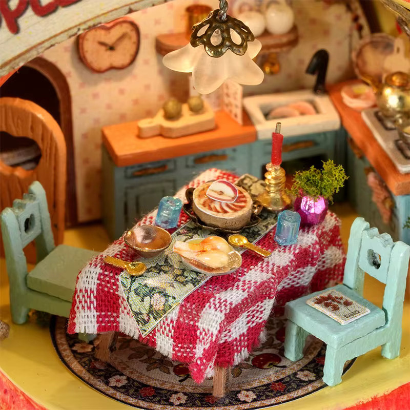 zuuton Micro Fruit House Puppenhaus-Set, 3D-Puzzle, Montagemodell - Bild 4