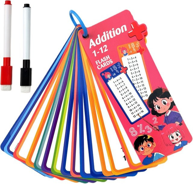 Arithmetik-Puzzle Nummernkarten für die frühkindliche Bildung mit Addition, Subtraktion, Multiplikation und Division in Multicolor - Bild 1