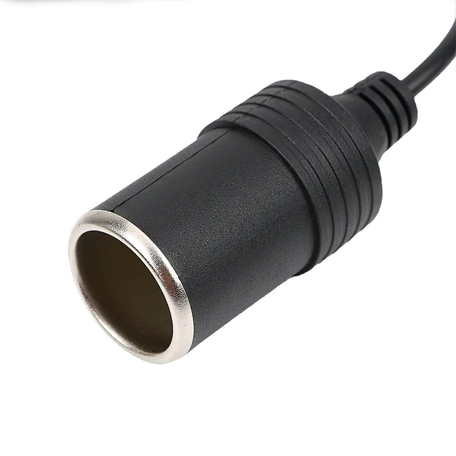 USB-C auf USB-A Adapter Konverter für Auto Innenzubehör 5V zu 12V Ladegerät Kabel in Schwarz - Bild 2
