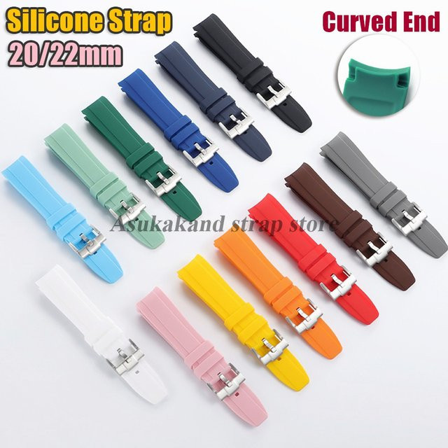 Uhrenarmband Silikon, Grün, Herren, Damen - Bild 1