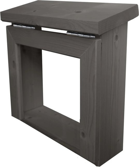 Karibu Steuergerätverkleidung für den Außenbereich in Terragrau, B/T/H: 34 x 31,8 x 15,7 cm - Bild 1