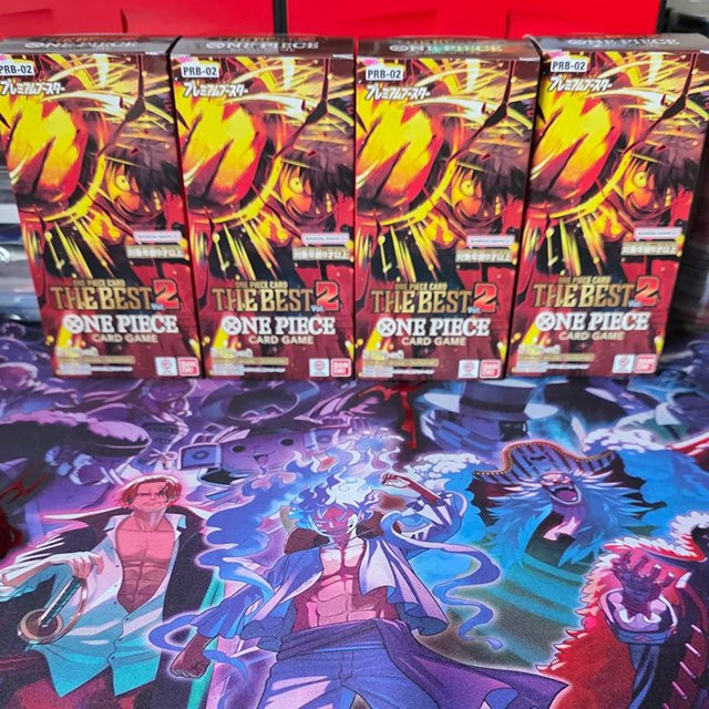Bandai One Piece Premium Best Vol.2, Japanisches Premium-Booster-Pack Sammelkarten Blindbox, ab 10 Jahren - Bild 1