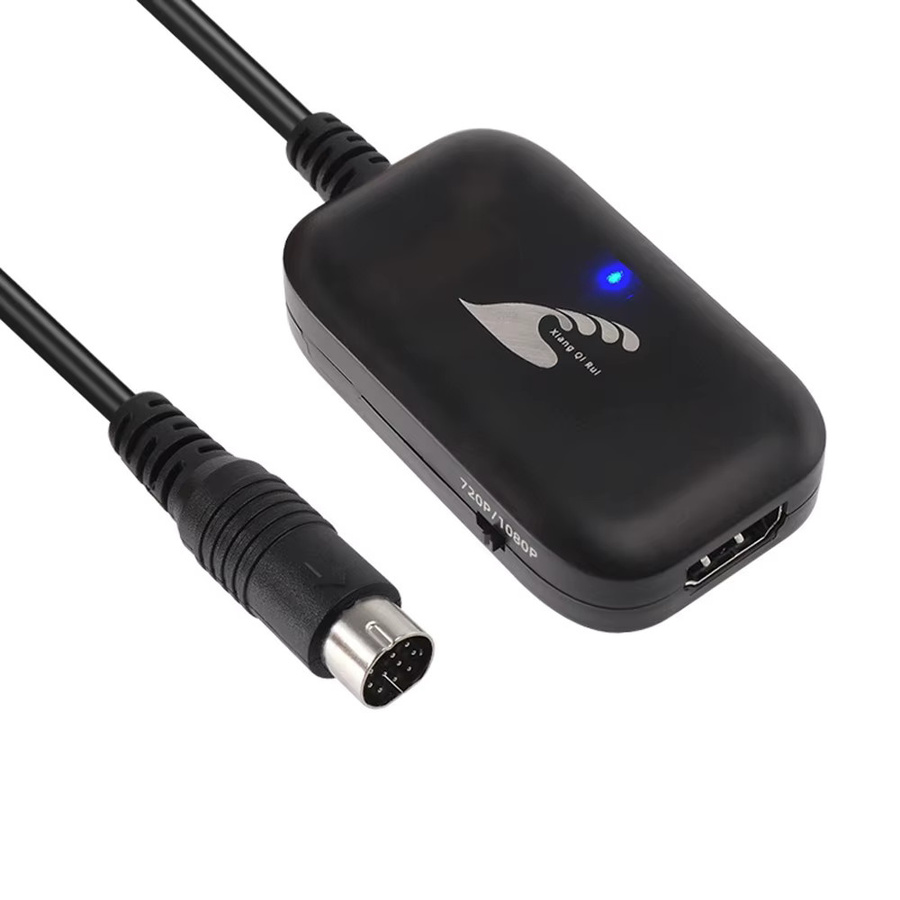 Xunbeifang HDMI Konverter für Sega Saturn, Retro Display Adapter für HDTV und Monitor, Schwarz - Bild 3
