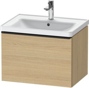Duravit Waschtischunterschrank D-Neo wandhängend in Weiß und Beige, B/T/H: 63,4 x 45,2 x 44,0 cm - Bild 1