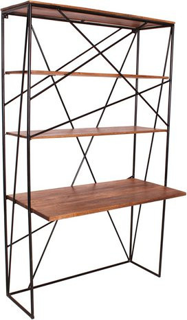 SIT Sekretär TOM TAILOR aus Mangoholz und Metall in Braun und Schwarz, B: 120 cm, H: 202 cm - Bild 1