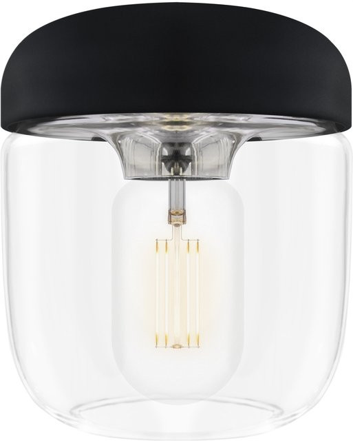 UMAGE Acorn Leuchte in Silber mit Glas und Silikon für E27 Fassung - Bild 1