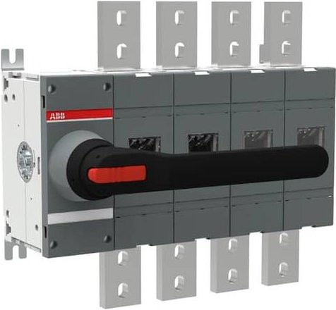 ABB OT1600E04K Lasttrennschalter 1600A 1000V in Schwarz und Grau - Bild 1