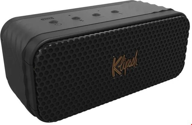 Klipsch Nashville Bluetooth-Lautsprecher matt Schwarz mit USB-C und IP67 Schutz - Bild 1