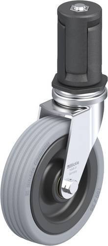 Blickle Lenkrolle LRA-VPA 100K-ER05 in Schwarz und Grau mit 100 mm Rad-Durchmesser und 70 kg Tragfähigkeit - Bild 1