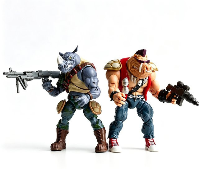 Bandai Ninja Turtles Puppe, Einzelfigur, Blau, Rot, Lila, Bunt / Mehrfarbig - Bild 1