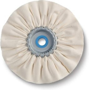 Feines Polierring-Tuch weich in Weiß, Durchmesser: 20 cm - Bild 1