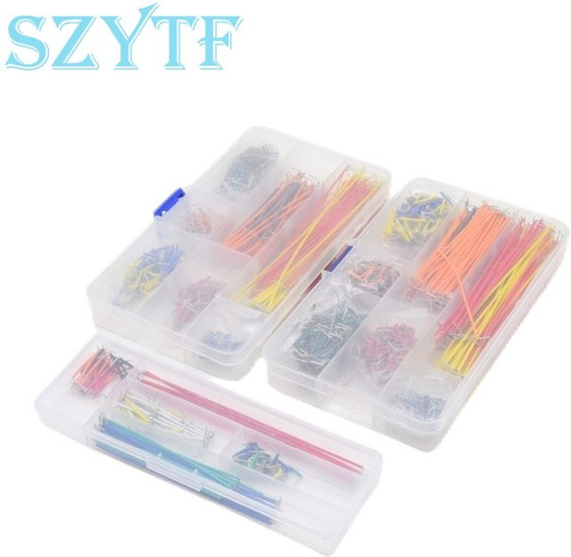SZYTF Steckbrett Verbindungsdrähte Set in 14 Längen, Multicolour - Bild 1