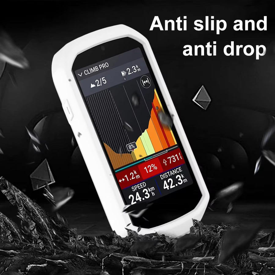 VODOOL Silikonhülle für Garmin Edge 1050 in Schwarz als kratzfester Rundum-Schutz für dein GPS-Gerät - Bild 5