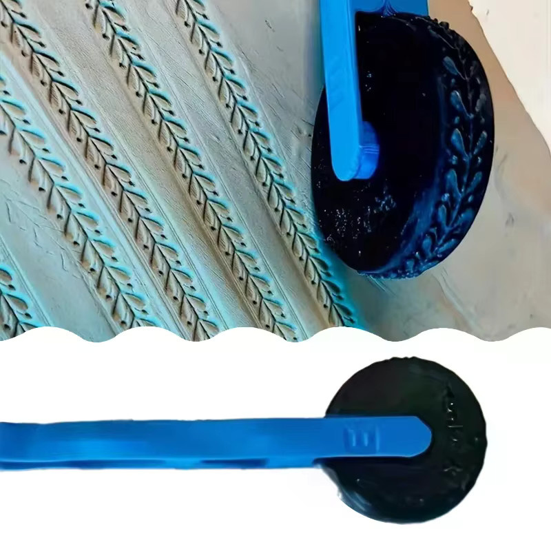 JETTING Ton-Stempelrolle mit ägyptischem Relief-Muster in Blau für Töpferarbeiten und DIY-Handwerk - Bild 1