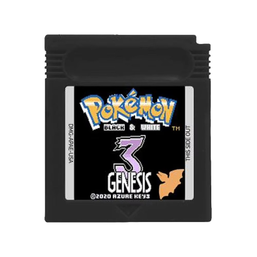 Bandai Retro GBC-Spielkassette in Schwarz und Gold für 16-Bit-Videospielkonsolen, englische Sprache - Bild 1