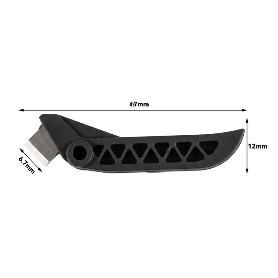 Schneideset für Kobra X Werkzeugkopf in Schwarz, kompatibel mit 3D-Druckersystemen, 2 Einheiten, Durchmesser: 47 mm, 12 mm und 6,7 mm - Bild 1