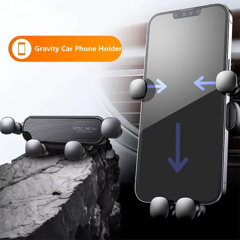 Universelle Auto-Handyhalterung für Lüftungsschlitze in Schwarz, kompatibel mit iPhone 13/12 Pro, Xiaomi und Samsung zur GPS-Nutzung - Bild 2