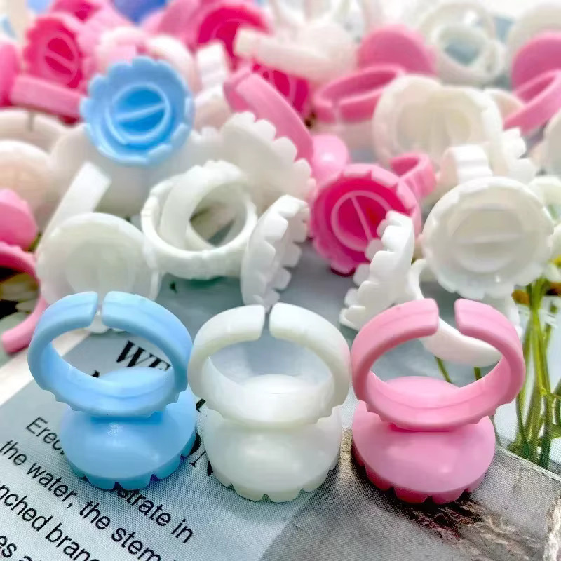 Mollie Lipper Wimpernkleber Fan Tassen, 100 Stück, Blumenförmig - Bild 2