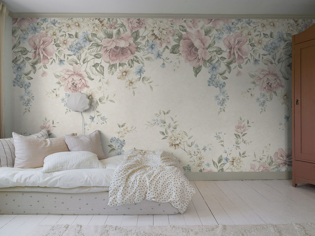 Boråstapeter Mural Flower Garden Tapete mit Rosenmotiv aus Vlies, selbstklebend - Bild 2