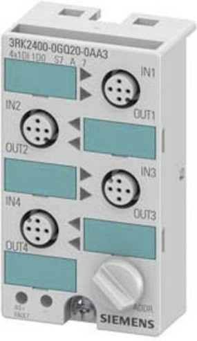Siemens 3RK2400-0GQ20-0AA3 SPS-Kompaktmodul in Weiß - Bild 1