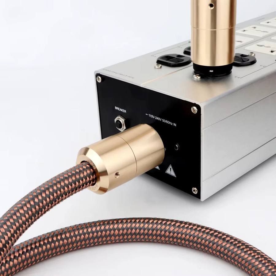 YYAUDIO Referenzphase Schuko-EU-Steckerkabel für Hi-Fi CD-Verstärker und Wechselstrom-Anwendungen - Bild 3