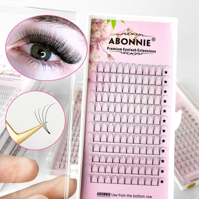 Abonnie 6D Narrow Fan Wimpernverlängerungen, Unisex - Bild 1