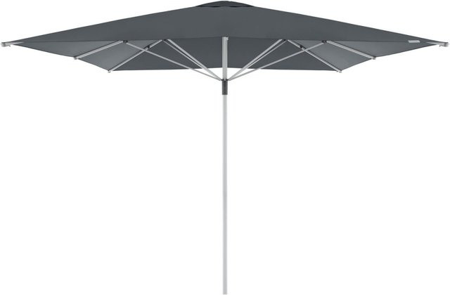 Doppler Gastro Sonnenschirm Braumeister in Anthrazit mit Aluminiumgestell und Polyesterbespannung, B/T/H: 392 x 392 x 295 cm - Bild 1