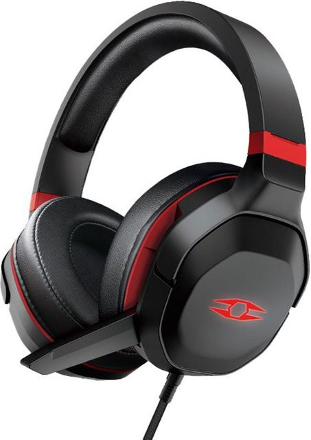 LIBERTY GAMER FORGE Over-Ear Gaming-Headset mit 7.1 Virtual Surround Sound, 40-mm-Treibereinheit und RGB in Schwarz - Bild 1