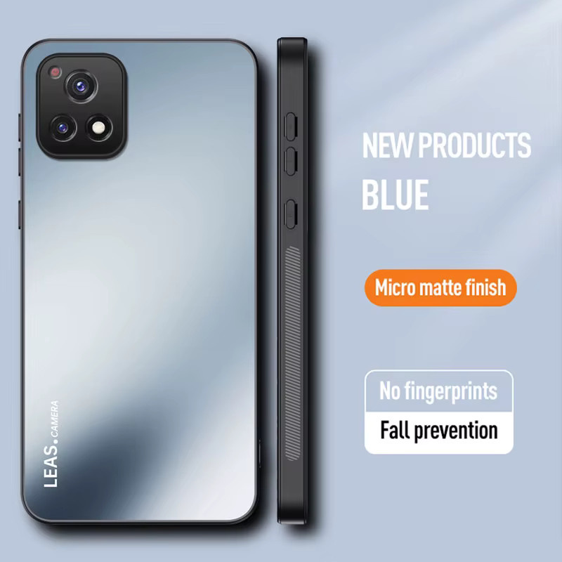Mattierte Silikonhülle für Vivo X200S X200 Pro Mini Ultra Y29s Y29 Y39 in Schwarz mit hartem PC-Schutz - Bild 5