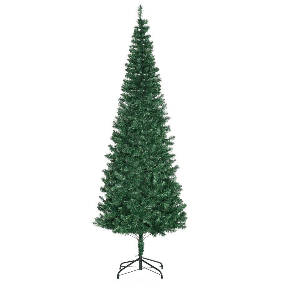 HOMCOM Weihnachtsbaum Kunsttanne in Grün mit Ständer, Höhe: 210 cm, Durchmesser: 81 cm - Bild 3