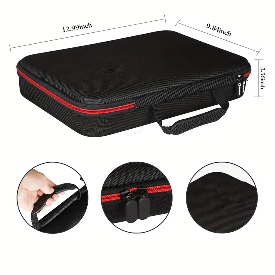 Lousxy Batterie-Aufbewahrungs-Organizer in Schwarz für AAA, AA, C, D und 9V Batterien mit Platz für bis zu 198 Batterien - Bild 4