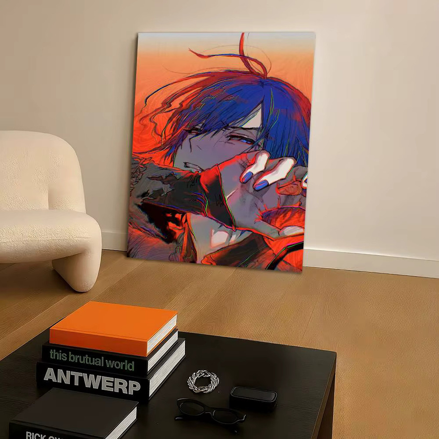 KAITO Poster-Aufkleber Wandkunst Abstrakt Modern Mehrfarbig Wasserfest - Bild 5