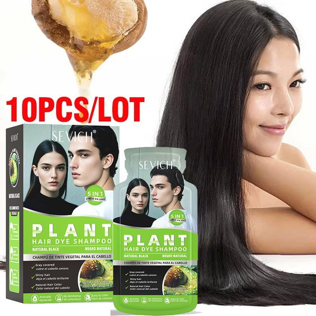 SEVICH Haarshampoo Schwarz, 10 Stück, Unisex - Bild 1