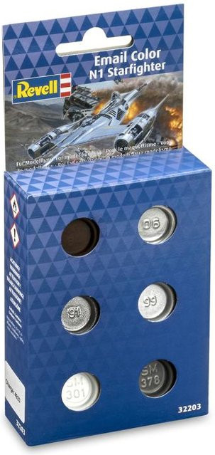 Revell Star Wars N-1 Starfighter, Email Color Nachfüllpack, 6 x 14 ml - Bild 1