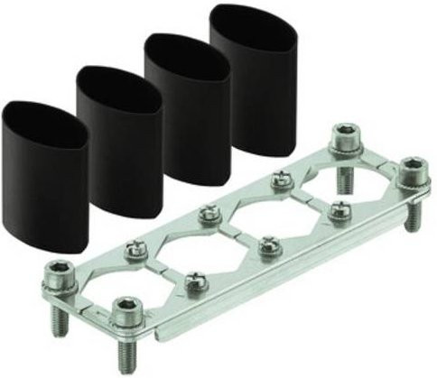Harting Halterahmen Stifteinsätze Schwarz 09110009964 - Bild 1
