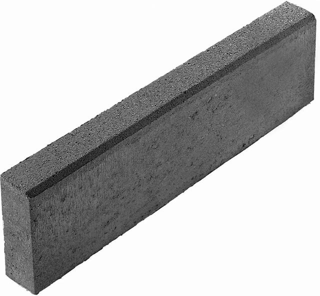 Tiefbordstein EHL aus Beton in Anthrazit, B/H/T: 100 x 25 x 8 cm - Bild 1