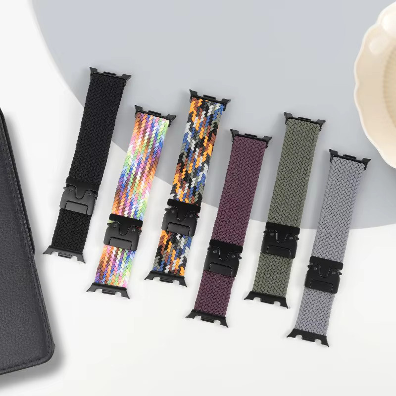 CAOWTAN Uhrenarmband Textil/NATO, Schwarz, Unisex - Bild 1