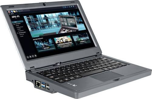 JOY-IT Joy-Pi Note V2 3-in-1 Notebook und Experimentierzentrale Barebone in Grau - Bild 1