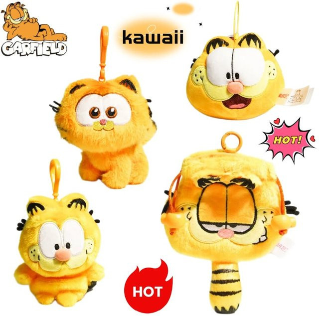Garfield Plüschfigur, Schlüsselanhänger - Bild 1